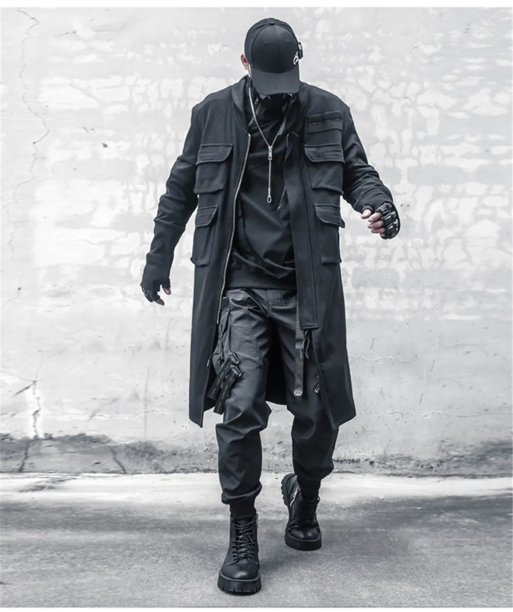 2023 Black Multi Pocket Trench Windbreaker Long Jacket Men For Men Punk Gothic Hip Hop Streetwear From Wangclothes1, $67.3 | DHgate.Com 2023 Black Multi Pocket Trench Windbreaker Long Jacket Men For Men Punk Gothic Hip Hop Streetwear From Wangclothes1, $67.3 | DHgate.Com