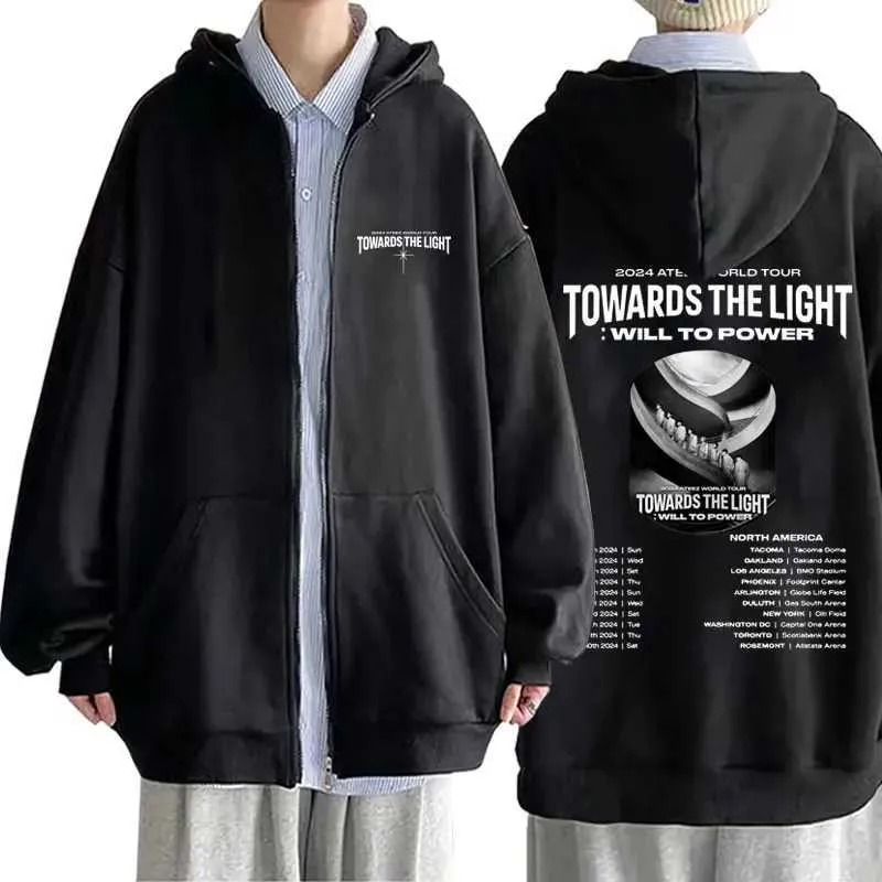 Ateez Merch Hoodie 2024 Ateez World Tour Towards The Light