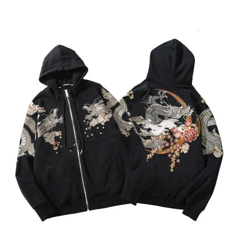 \"Embroidery Hoodie 闇 Limited\" nin-tailed-fox-embroidery-