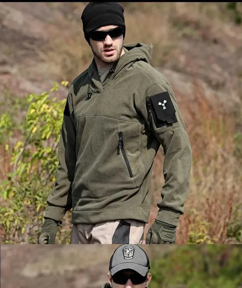 Men's Tactical Fleece Hoodie Mission Made Men's Tactical Fleece
