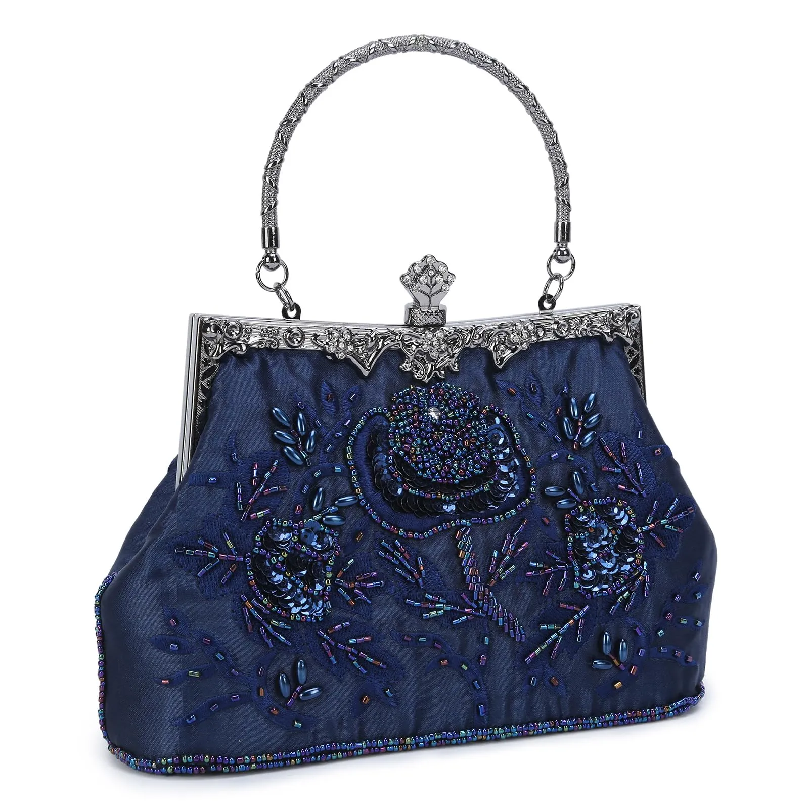 Retro Beaded Women’s Evening Clutch Bag