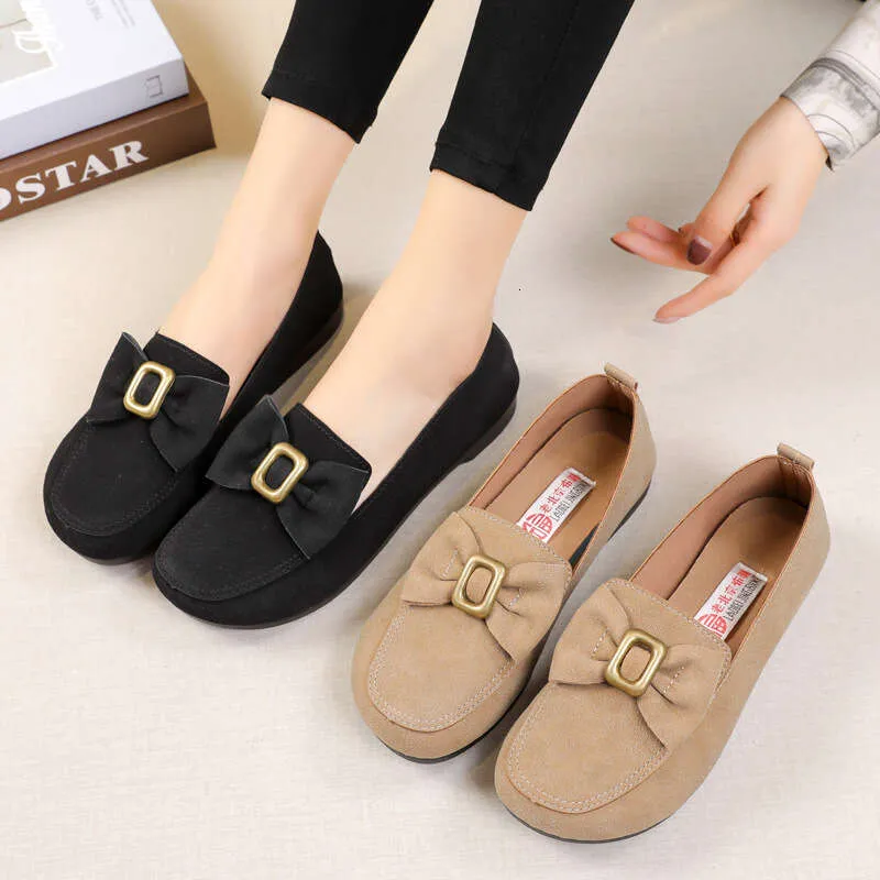 Stap Op Dou Sole Soft Top Driving Spring Nieuwe Enkele Schoenen Voor Dames Casual Platte Bodem Lefu Schoenen Voor Vrouwen 11 Van 23 15 DHgate