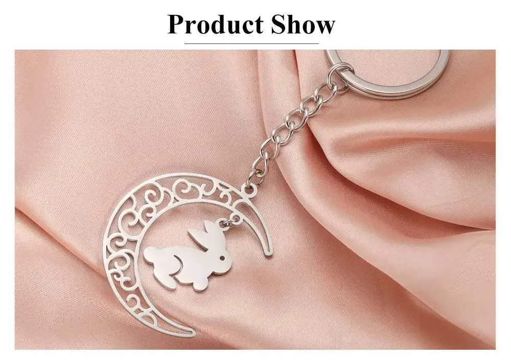 【韓国のみ】 TOWTOW.ARCHIVE Moon Rabbit Keyring Silver 01d1ac58-fba6-482e-89bc-