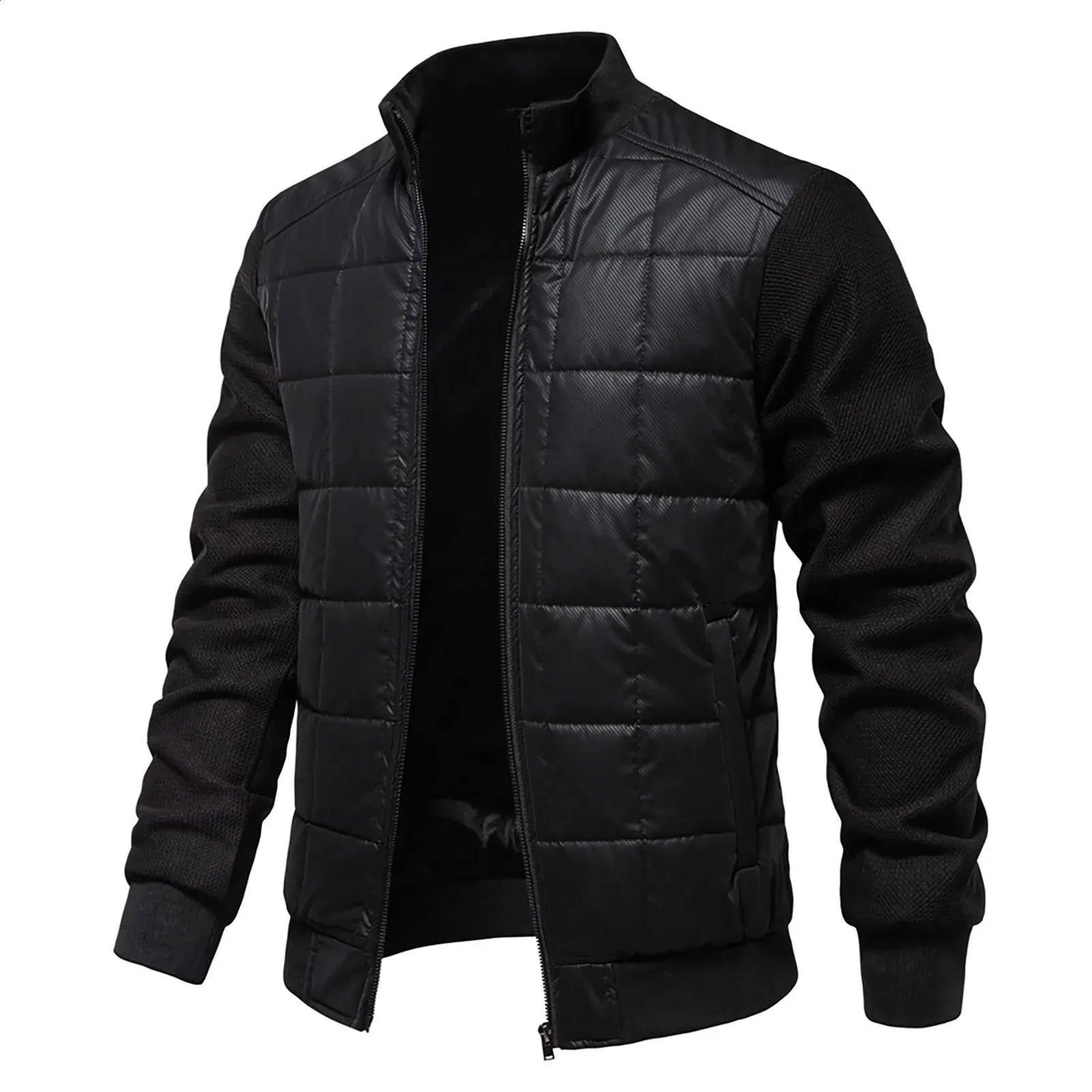 Mens Lightweight Down Jacket With Stand Collar And From Yujia02
