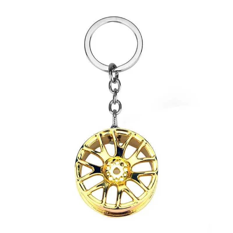 Luxury Car Shaped Metal Mini Wheel Centre Caps Keyring Compatible With ...
