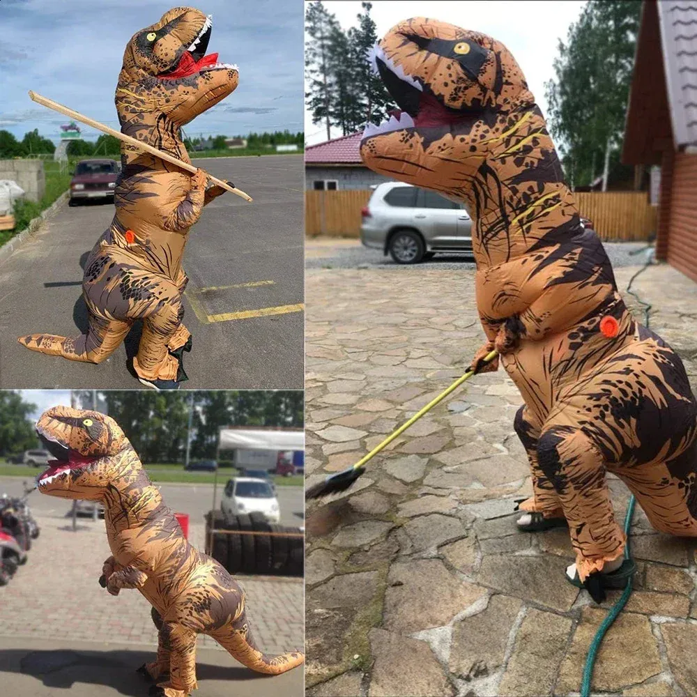 Spirit | Costumes | Spirit Trex Inflatable Costume In Brown And Black - Foto 4