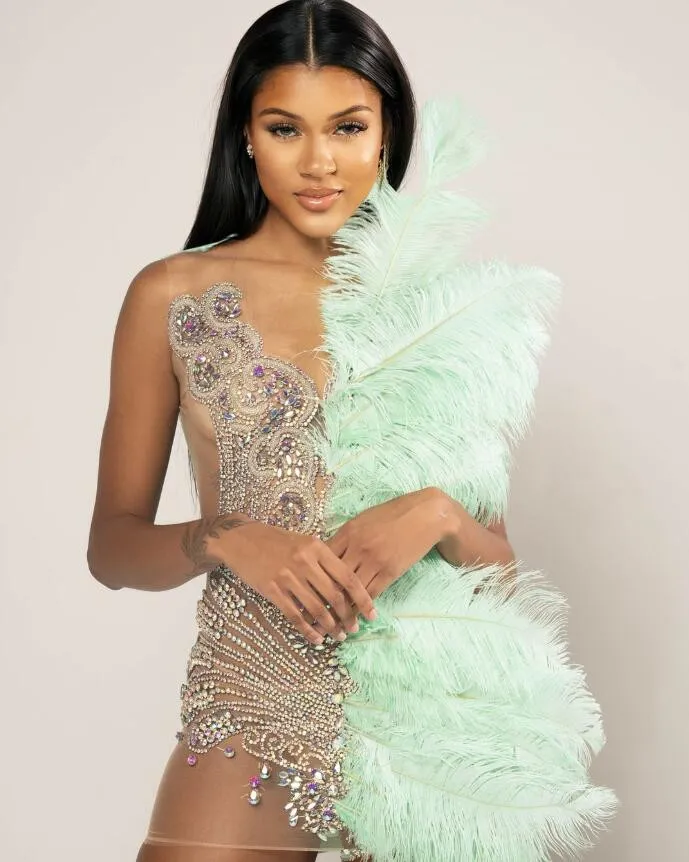 sparkly mint green dress Strapless Mint Green Sequin Fitted Mini Dress – Dressesforparty