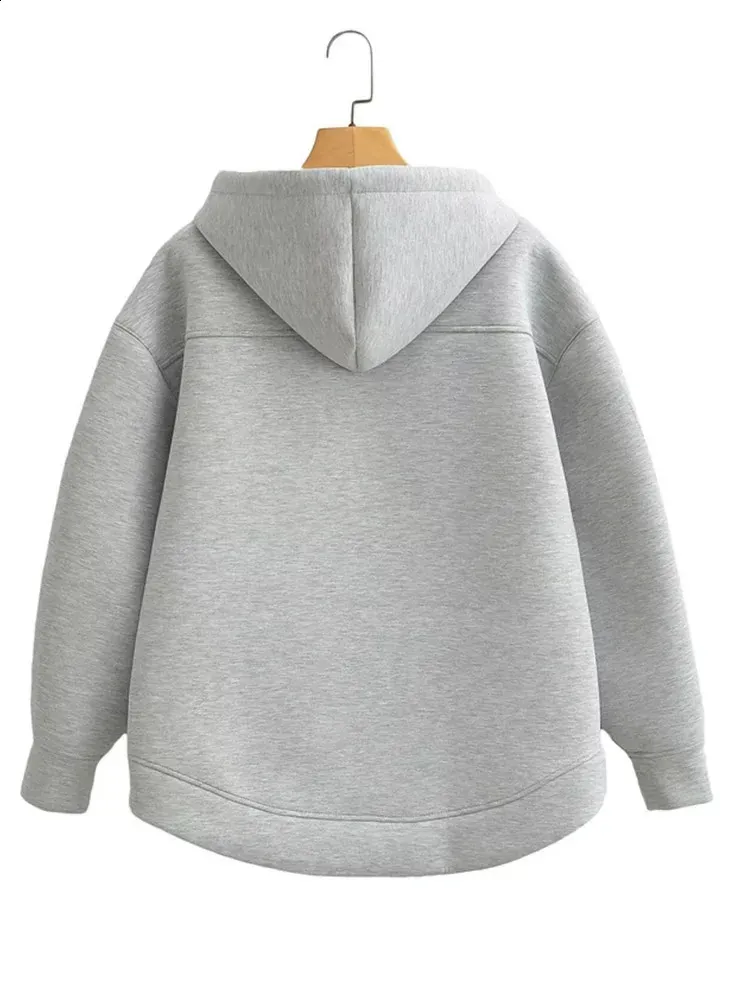 Retro Solid Long Sleeve Jacket For Women Fashionable Street