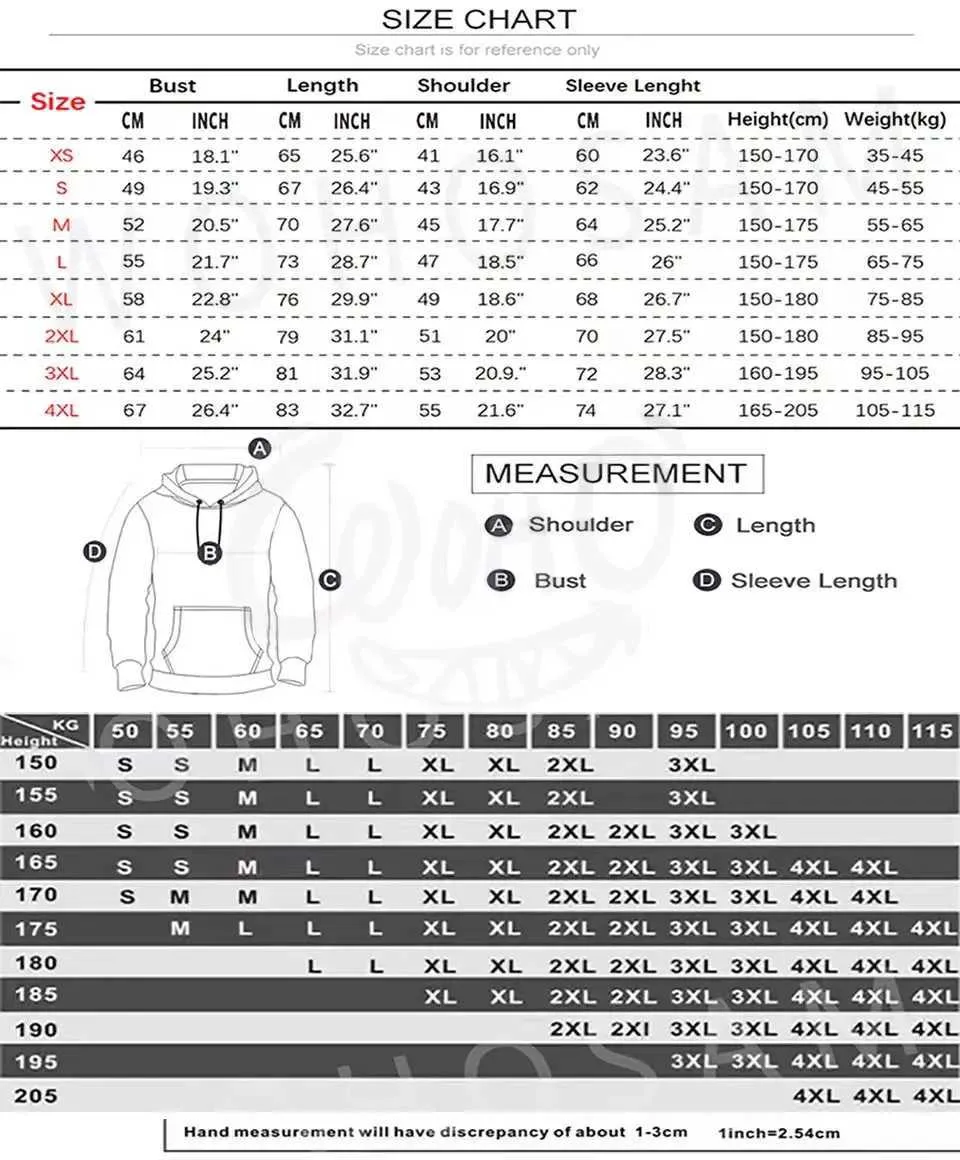 Hoodies That Fit Like a Glove: Your Go-To Anime Size Guide