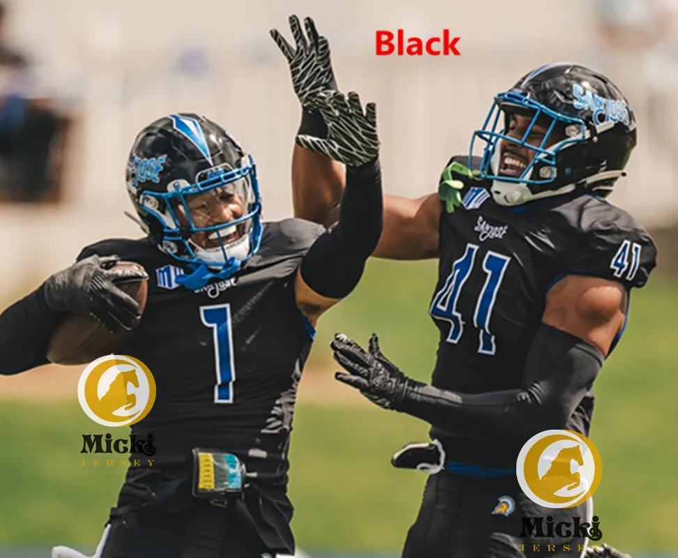San Jose State Spartans 2023 Uniform Football Jersey Custom Stitched Chevan  Cordeiro Chase Williams Rahyme Johnson Marist Talavou Dejon Roney Jerseys