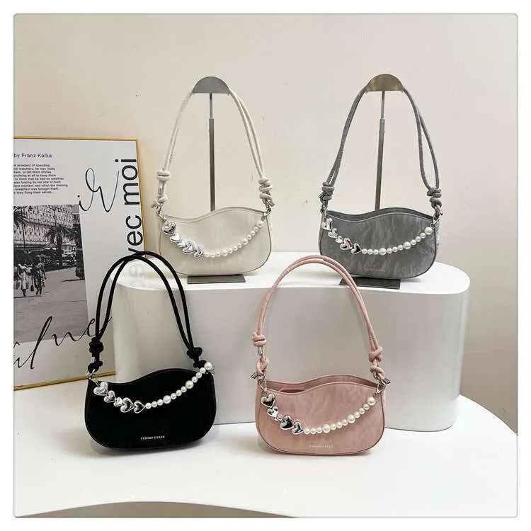 DHgate.com:Elegant Pearl Beading Strap Shoulder Bag - Womens