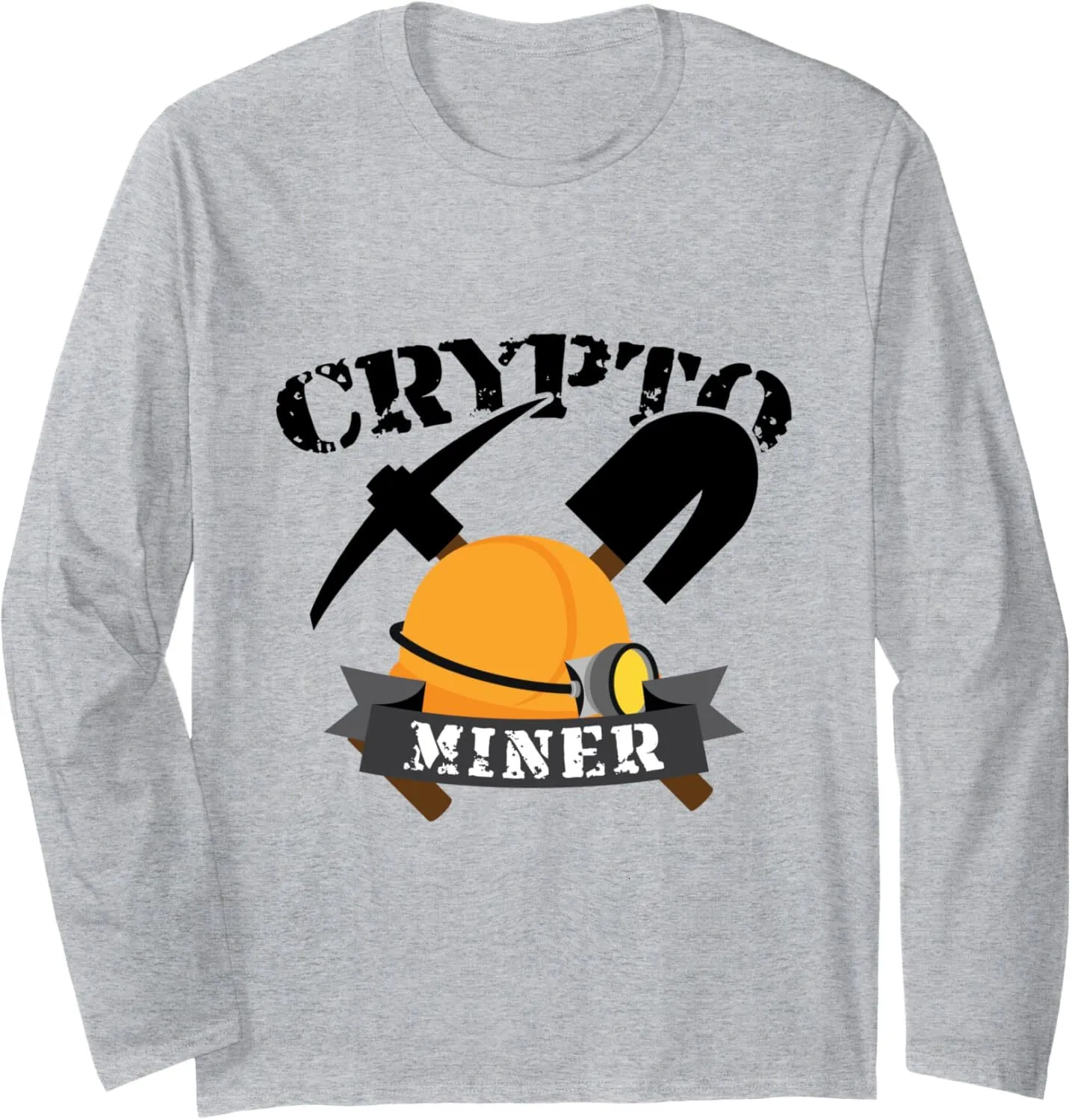 Mens Bitcoin Miner Long Sleeve Sweatshirt - Crypto Mining Concept Artwork  Tee from Dhgate Mens Hoodies & Sweatshirts - price 35.55