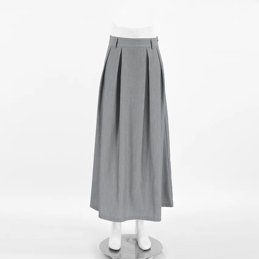 スカート meltthelady back pleats skirt gray S melt the lady back pleats skirt グレー