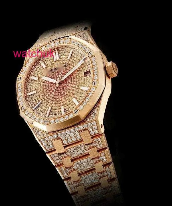 Luxury Swiss Mechanical Watch: Ceramic, Crystal Diamond