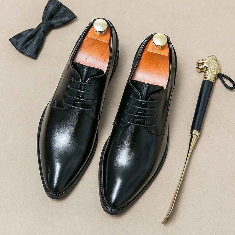 knee length dresses for ladies Oxford High Gloss Men's Dress Uniform Shoes – USAMM main image 0
