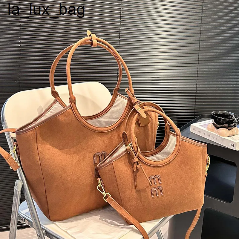 2024SS Luxury Suede Tote Bag For Women Designer Underarm Womens 