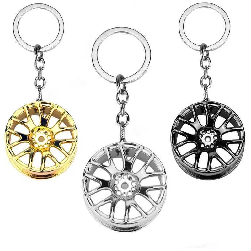 Premium Wheel Hub Keychain - Sleek Car Key Chain Ring - Cool & Durable ...