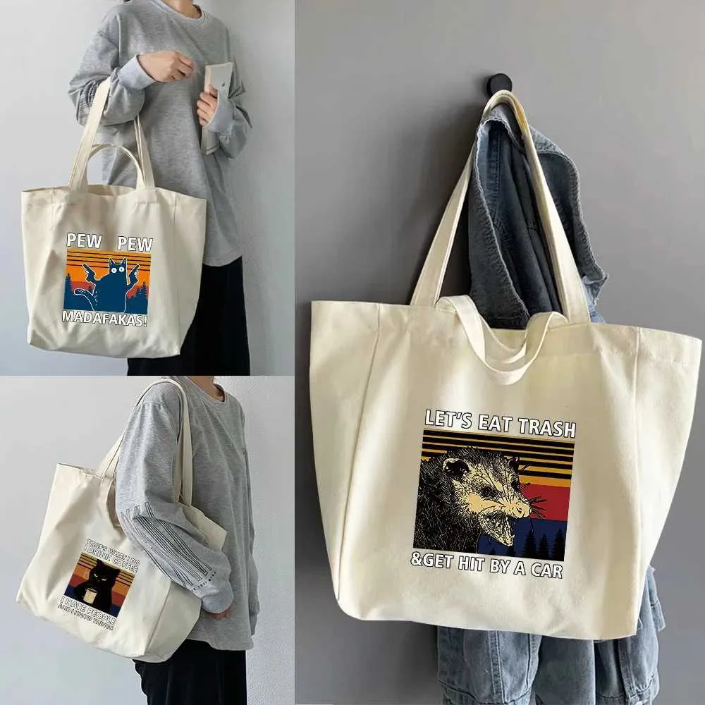 Fashion canvas tote bags best sale