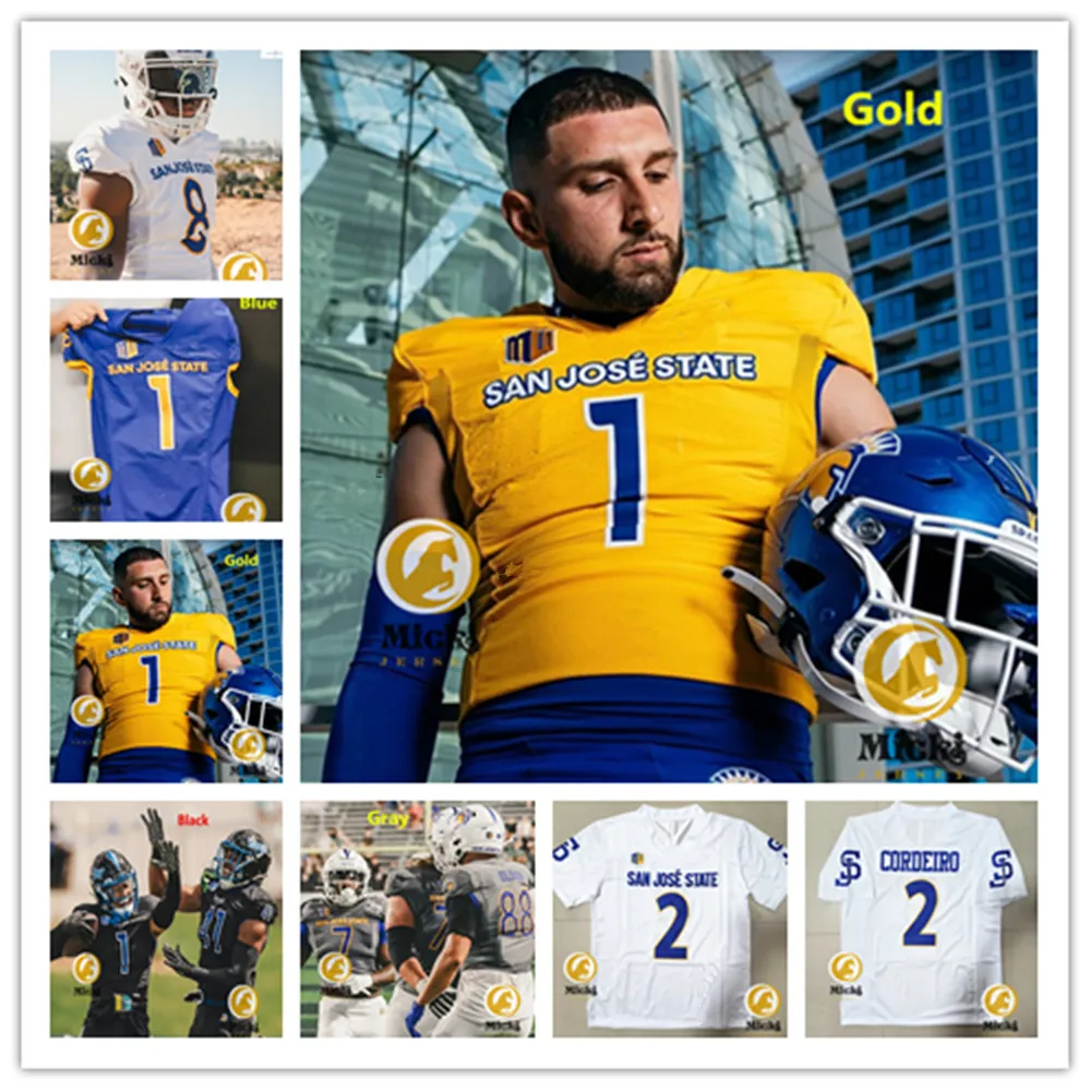 ウェア YASU Football Club S/S uniform #26 San Jose State University Spartans Vive La Fete Game Day