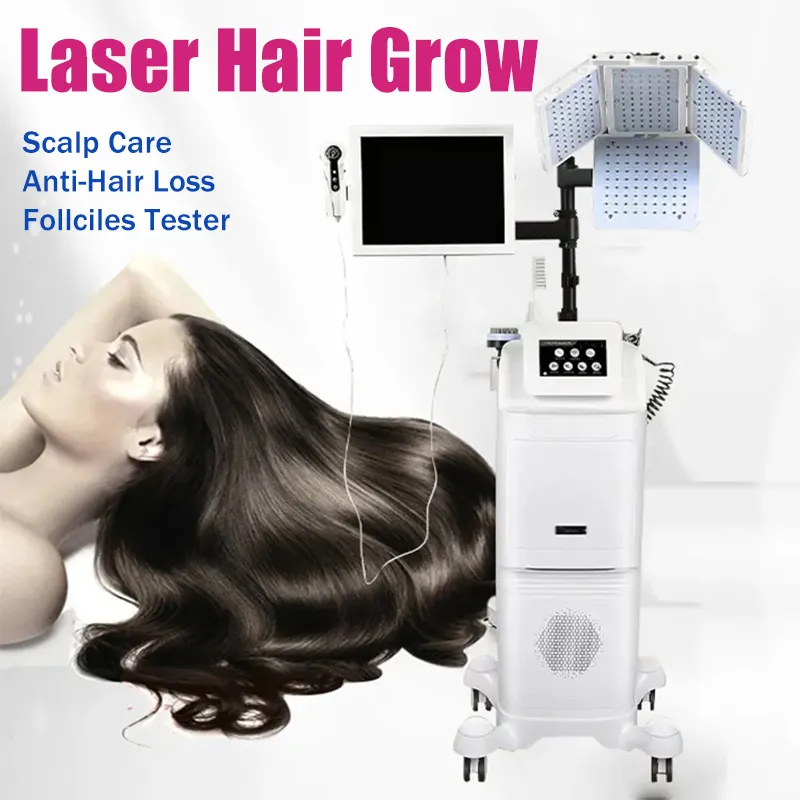 Scalp Scanner Hair Grow Regrow Machine Laser Therapy Massager Hair ...