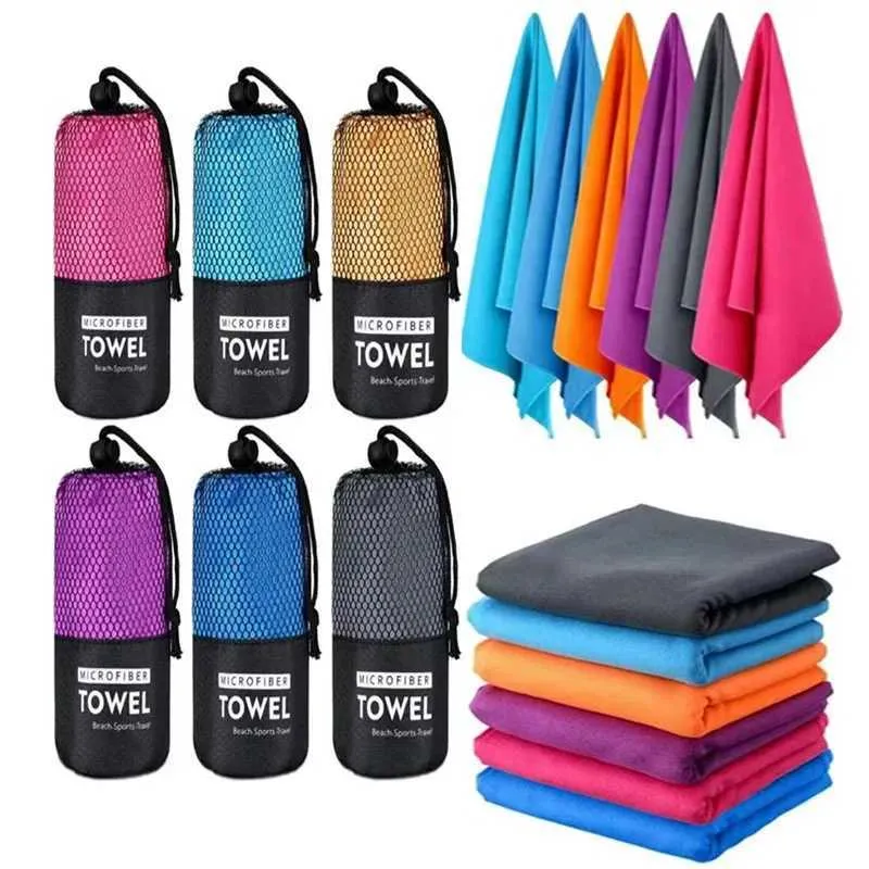 APEXUP Microfiber Travel Towel, Ultra Absorbent Quick Dry Towels, Lightweight Gym Sports Camping Towel For Workout, Yoga, Beach, Shower, Swimming (24"×12", Army Green