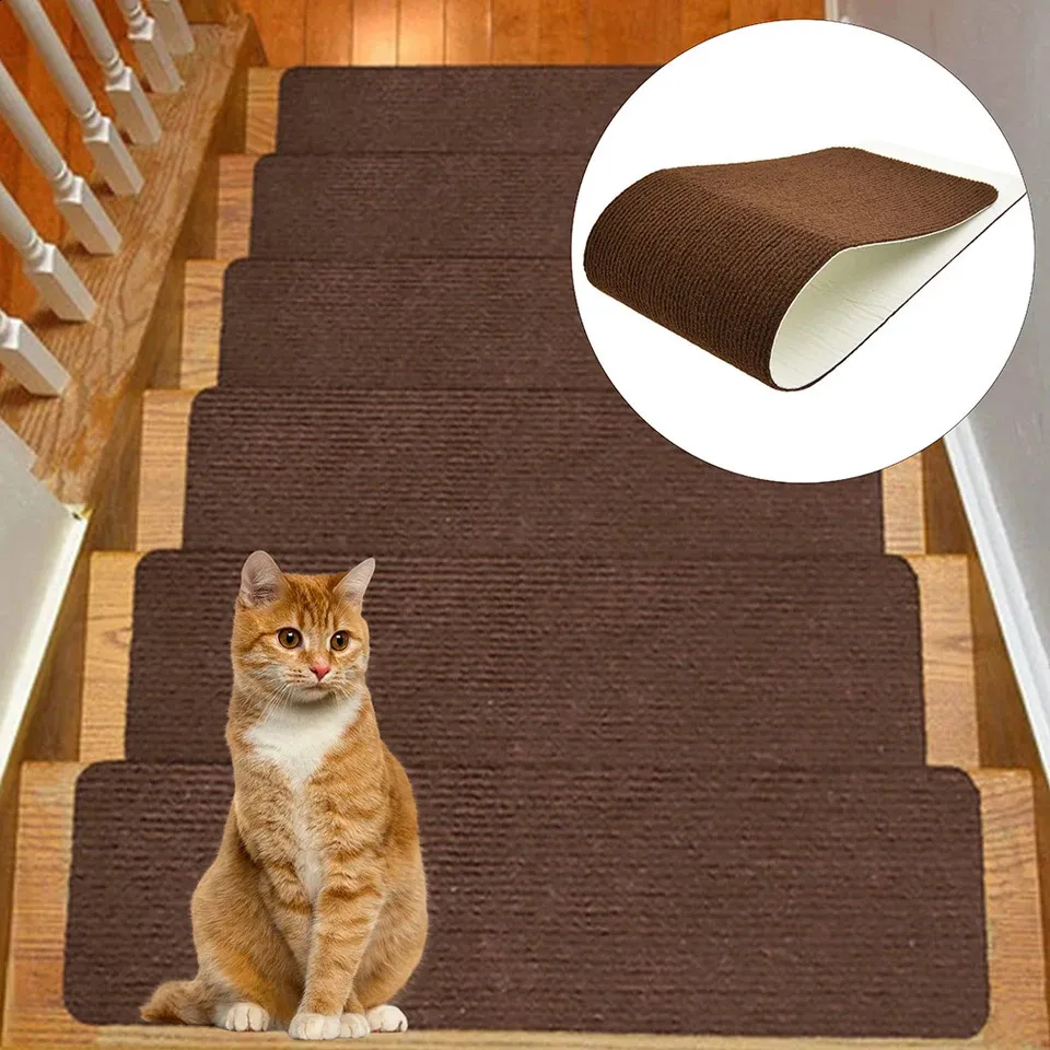 Non Skid Carpet Pad For Stairs Set Of 5 Rectangular Stair Treads, Solid  Color Wood Stair Protectors, Anti Slip Washable Stair Mats For Home Use  From Wealdstore, $17.57 | DHgate.Com, image size:960x960