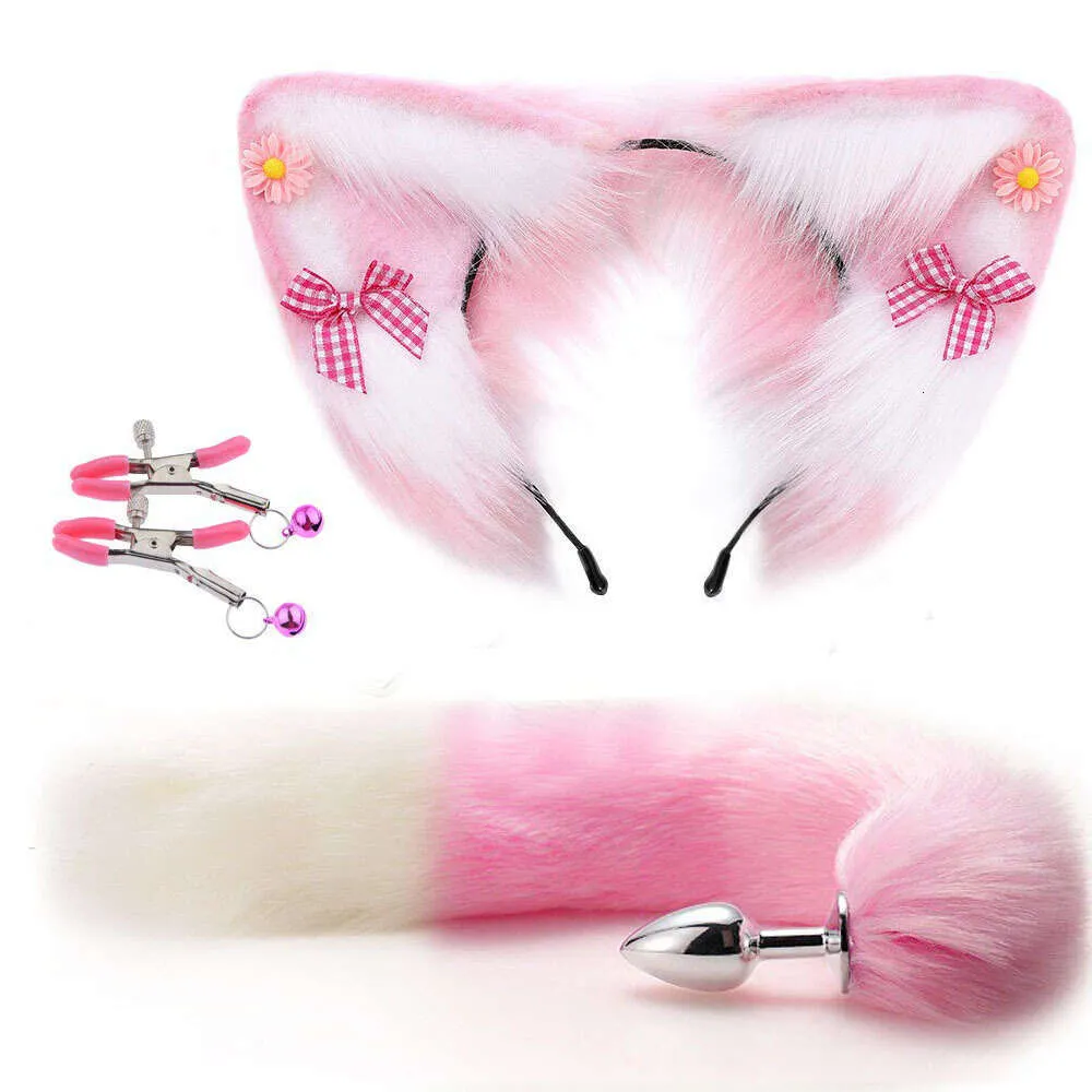 Skin Like Metal Anal Plug With Fox Tail Stainless... From Zar001, $20.9 |  DHgate.Com