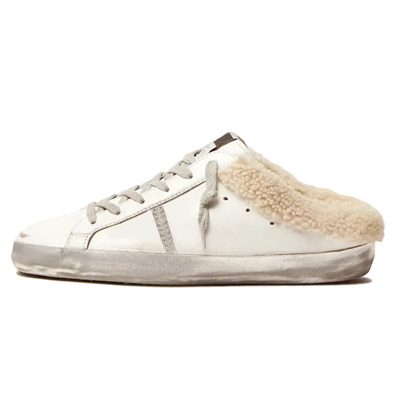 Free Ship Old Dirty Sabot Super Star Sabot Mid Slide Star Ballstar OG Running Sole Star Jogging Walking Italian Scarpe Sneakers