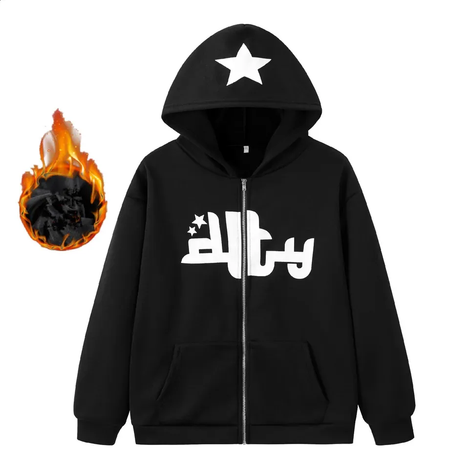 Plus Size Y2K Letter Print Hoodie Autumn/Winter Warmth, Shop Now! Hooded  Cardigan Sweater Plus Size, Best Seller