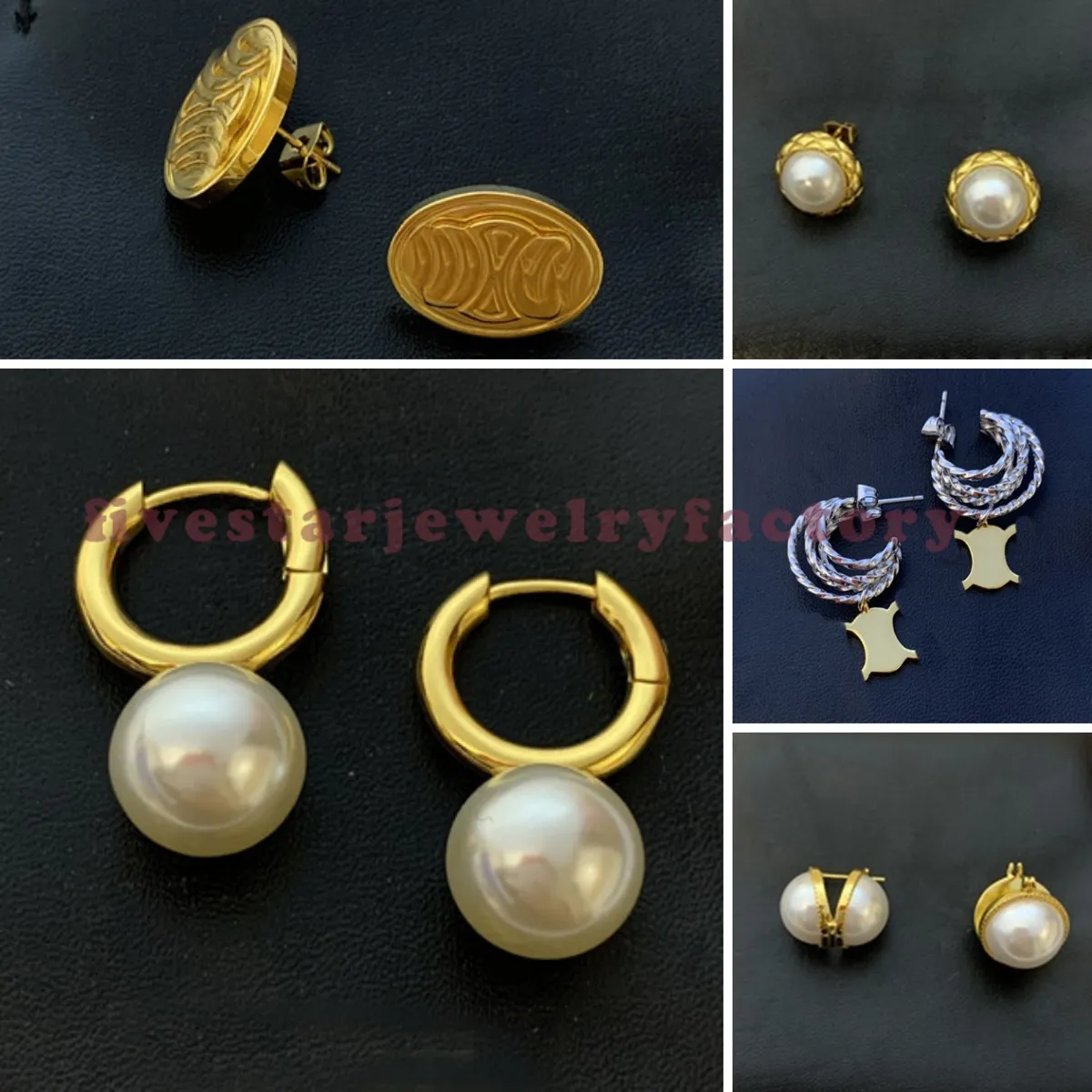 Ohrringe Damen 925 Silber Vergoldet - Hypoallergen Mit Zirkonia Steinen