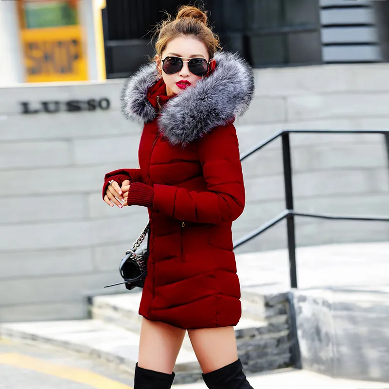 Doudoune Femme Hiver épaisse à Capuche - Polaire Peluche, Col Fourrure Amovible, Coupe-vent