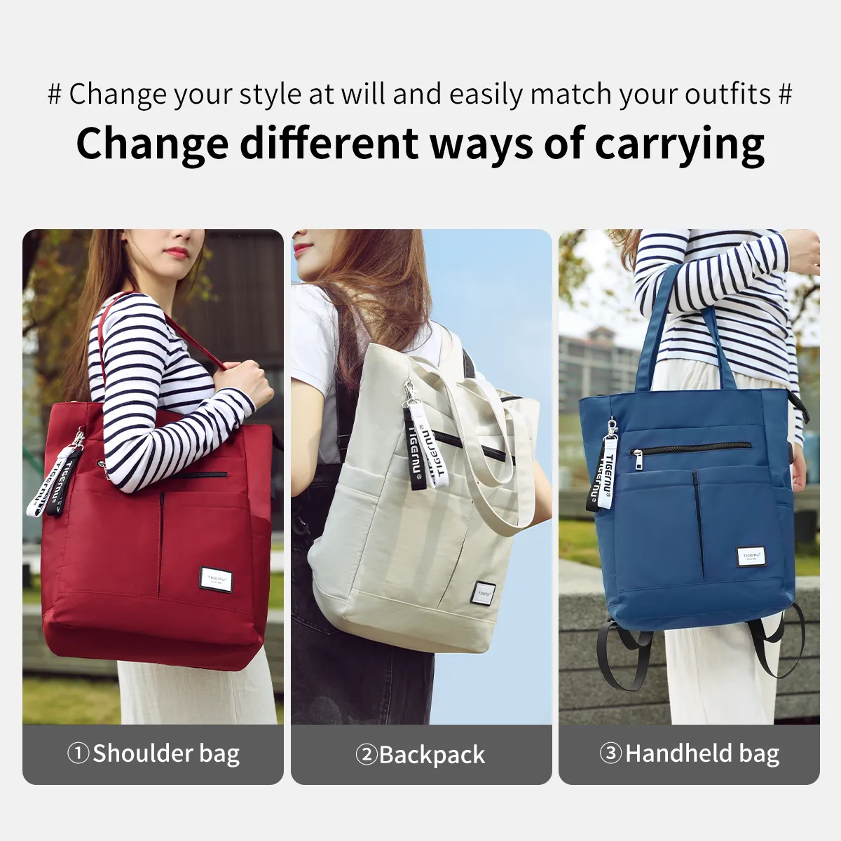 Durable 14-15.6 Inch Laptop Backpack for Women - Water 