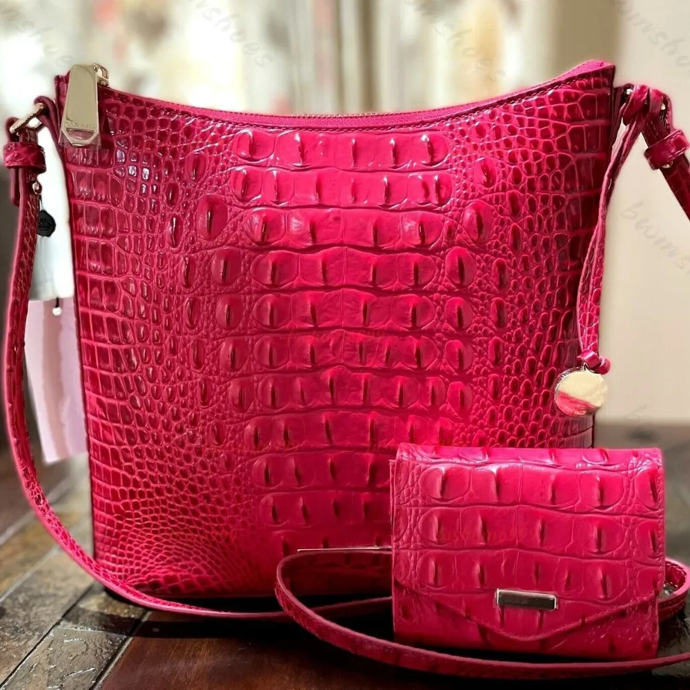 DHgate Brahmin Duxbury Satchel Tote Bag Crossbody Leather Handbag Designer Satchel Purse with Matching Wallet Bags Luggage Accessories