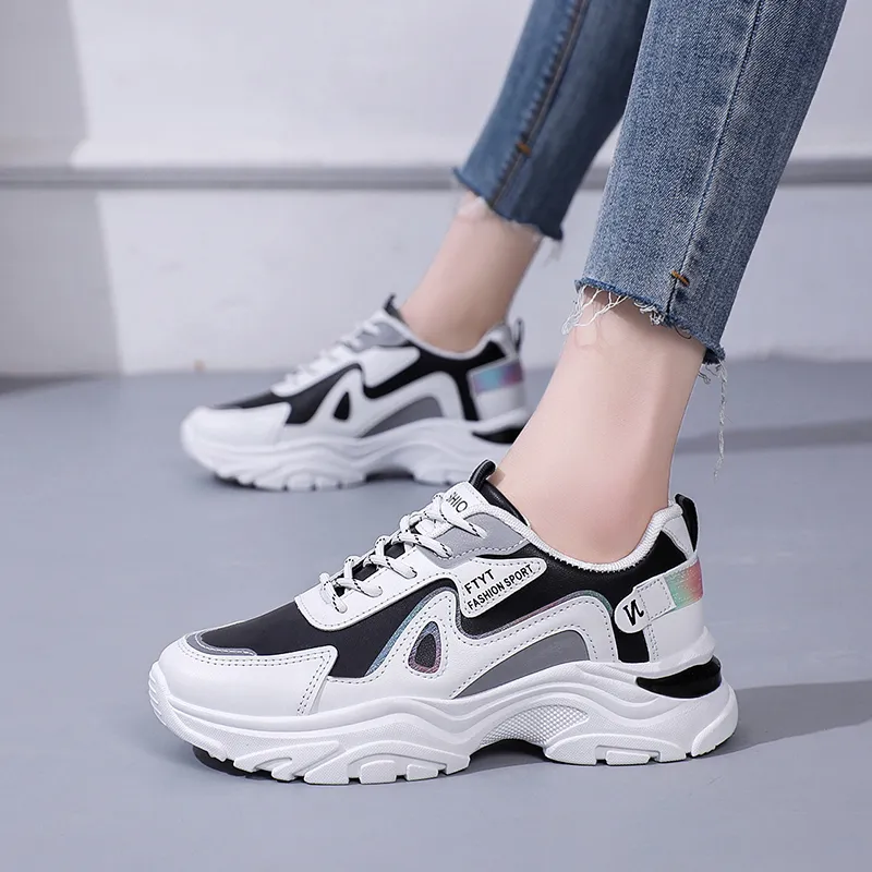 2023 White Platform white sneakers for Women - Fashionable 2023 White Platform white sneakers for Women - Fashionable
