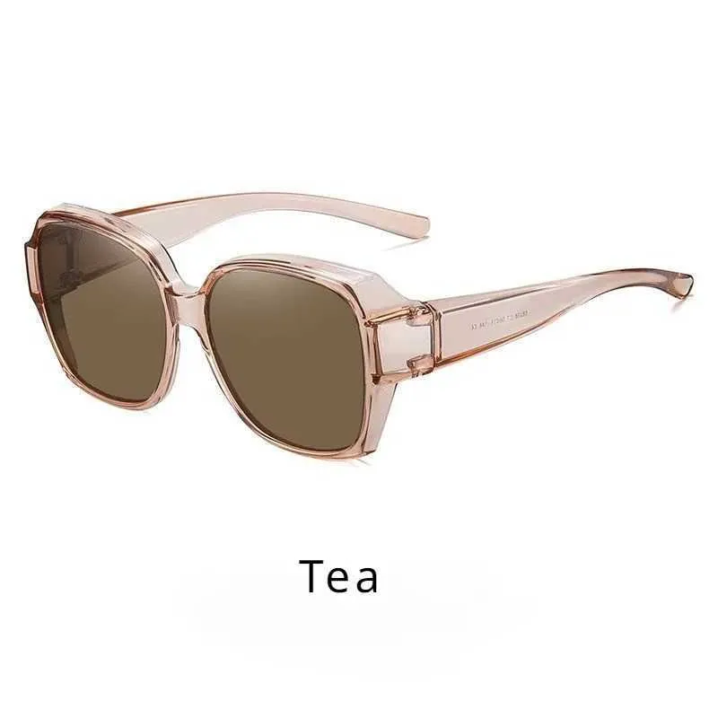 Oversized Square Sunglasses - Polarized UV400 Protection  display picture 2