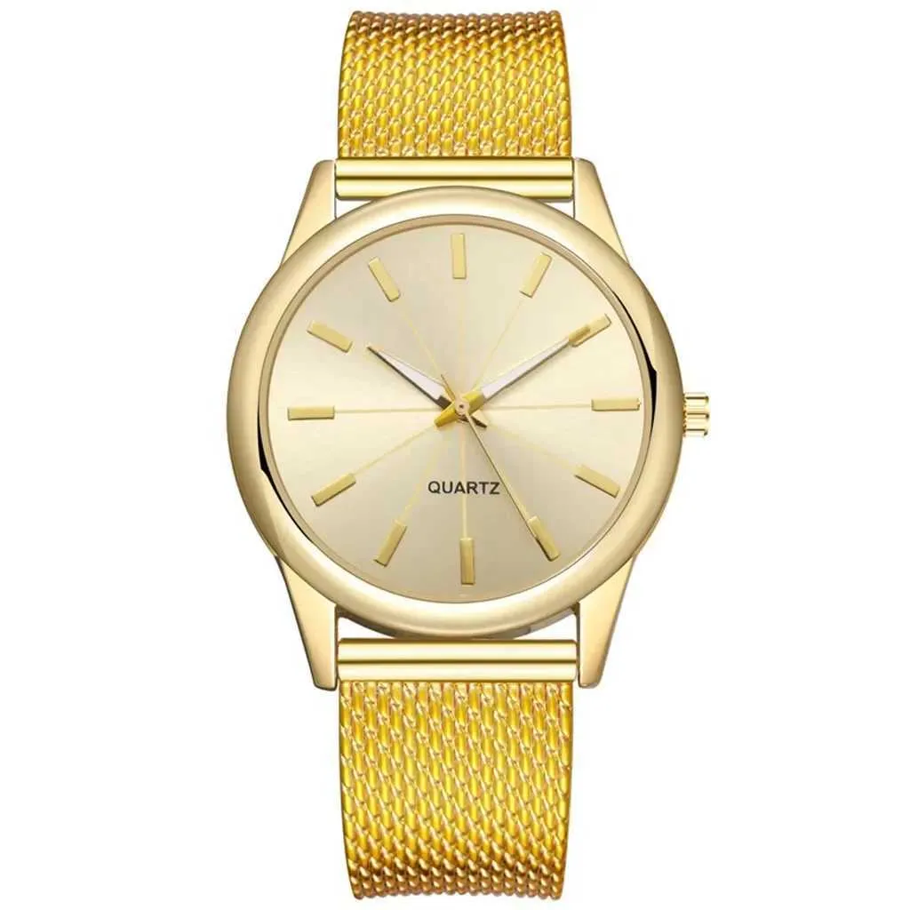 Gold DH Gate Women’s Quartz Watch Elegant Womens Gold Watch Small Dial, Ultra Thin, Waterproof  main image 4