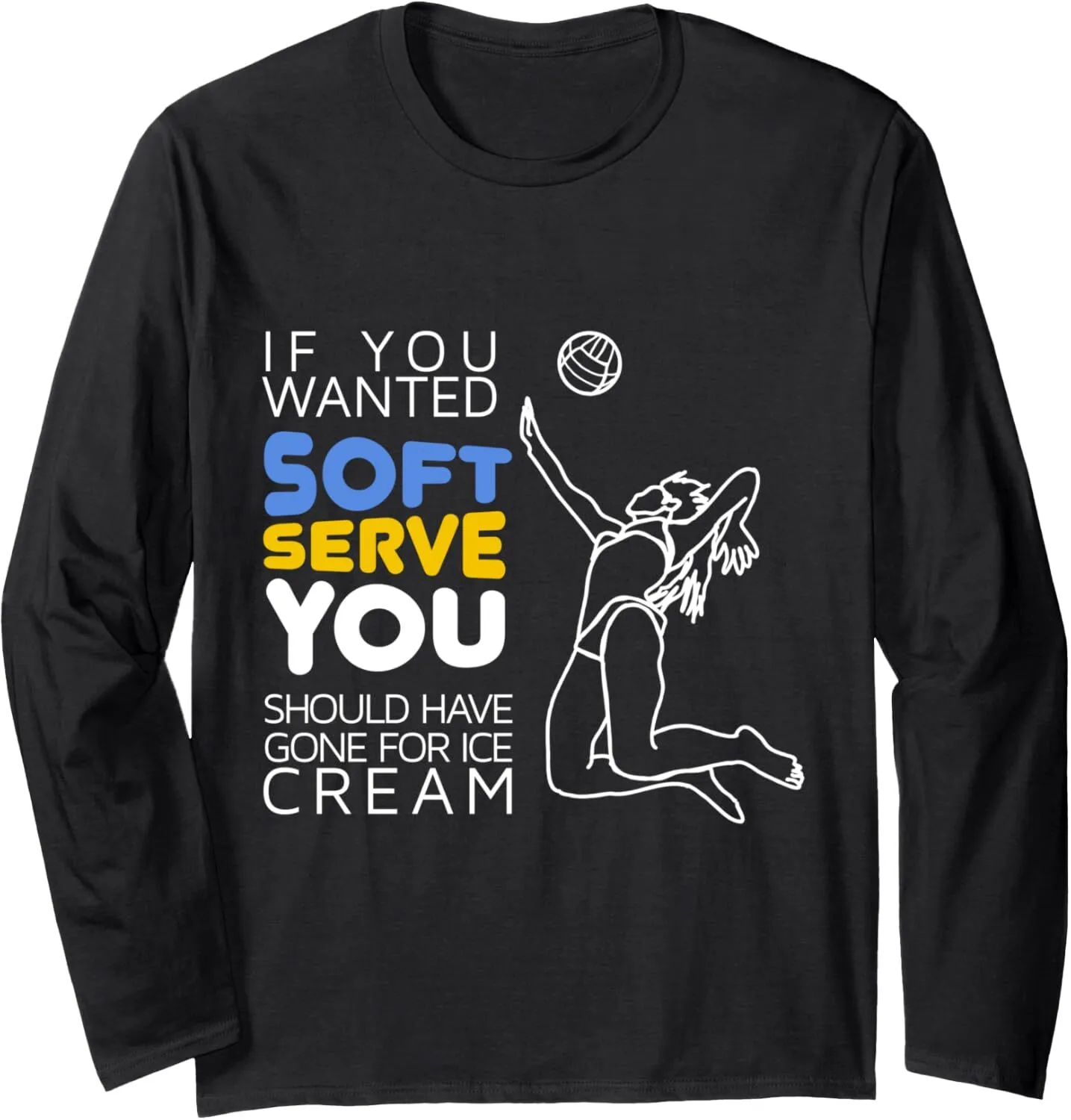 Cool Volleyball Player Gift - Wanted Soft Serve T-Shirt Cool Volleyball Player Gift - Wanted Soft Serve T-Shirt