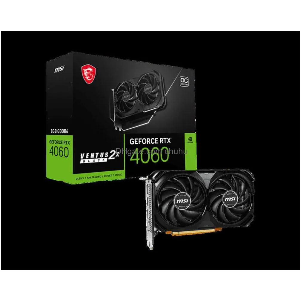 New MSI Rtx 4060 Ventus 2X Black 8GB 4gb Graphics Card Laptop With 
