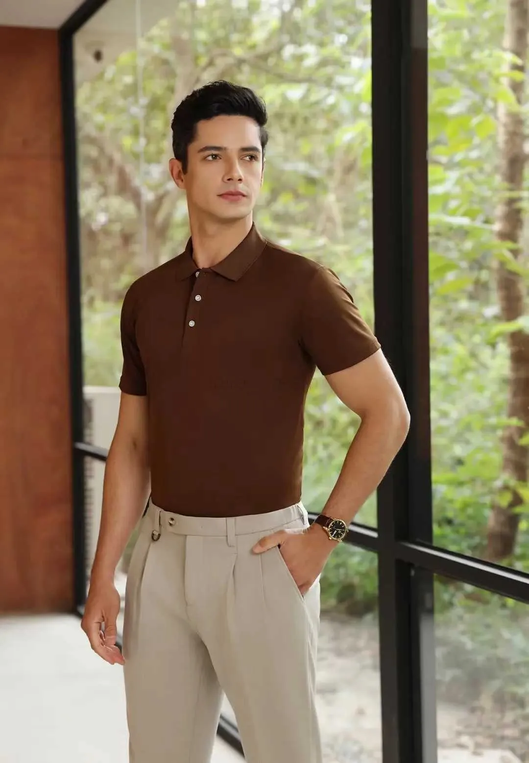 polo shirt dress pants Pique Pensacola Polo in Pima Cotton Knit