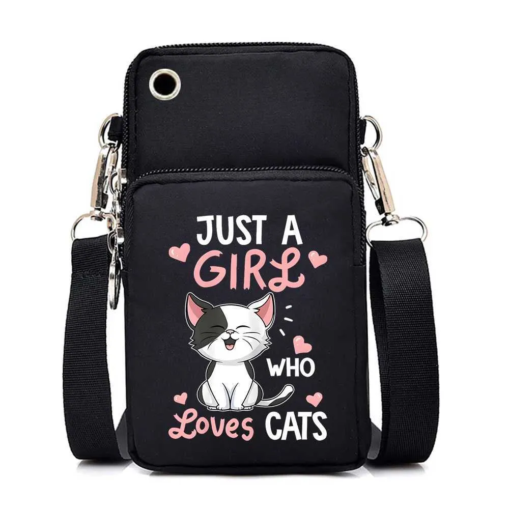 Save Big on Bulk Mini Crossbody Cell Phone Purse Women Mini Mobile Phone  Bag Just A Girl Who Loves Cats Print Small Crossbody Bags Tote Purse Wallet 