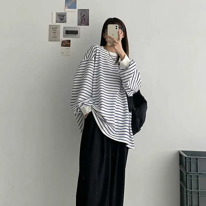 ALOUND STRIPED OVERSIZE TEE Lサイズ