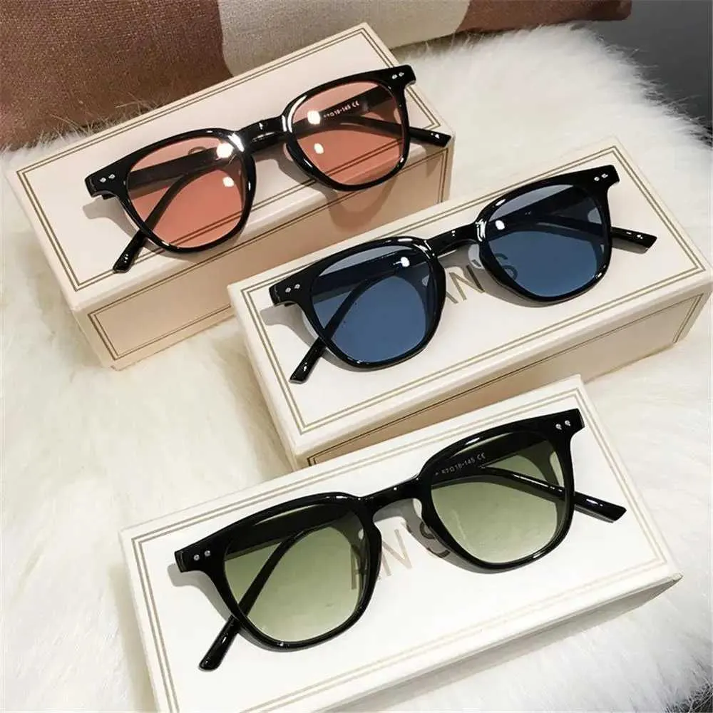Polycarbonate Rectangular Sunglasses UV400 Protection Retro Frame Original Retro Narrow Rectangular Frame Designer Classic  main image 2