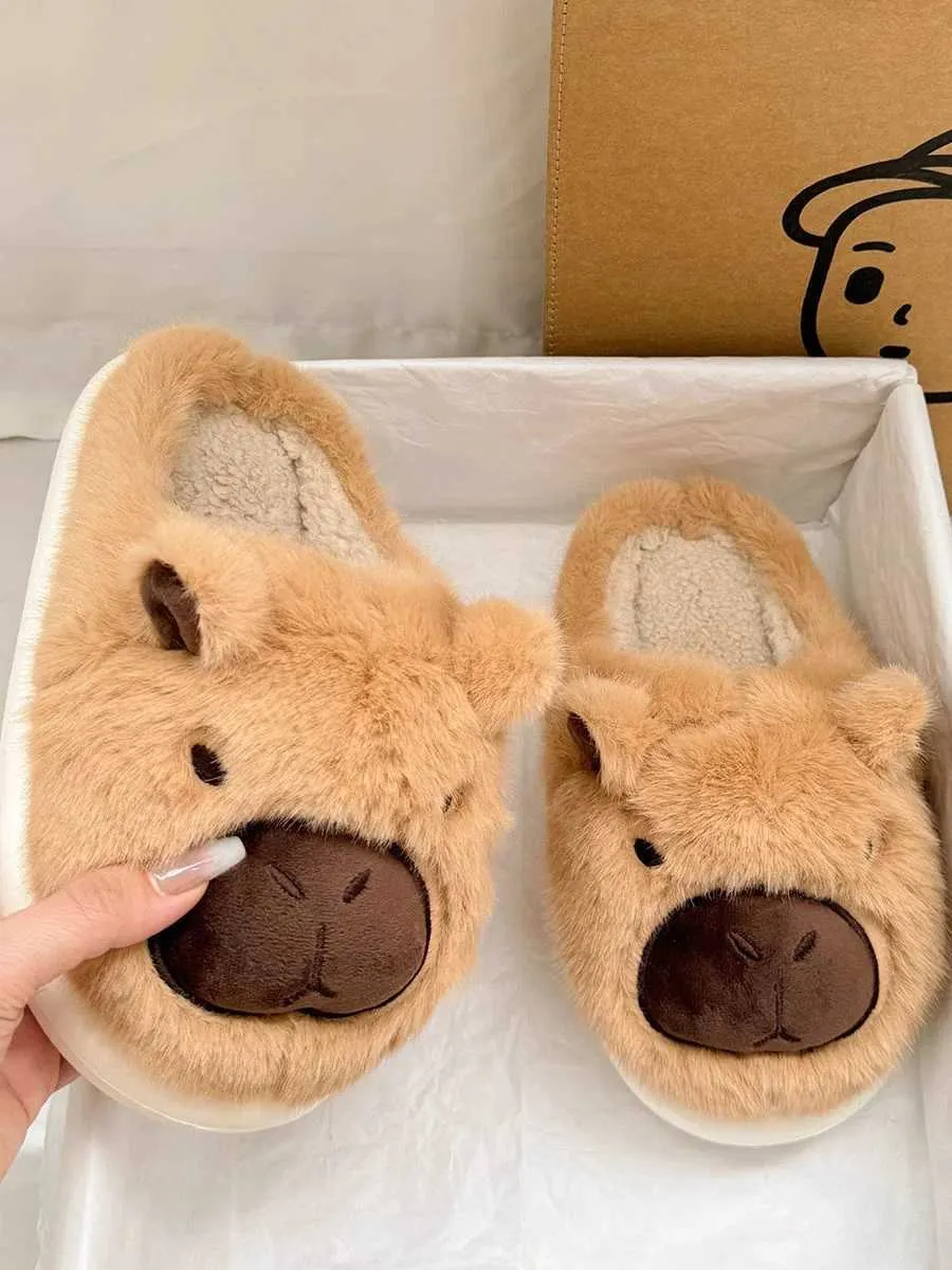 Chaussons/Pantoufles VANUBA Corridale Pour Femmes - Cuir D'agneau, Tailles 36 à 42 - Beige/marron, Neuf Emballé