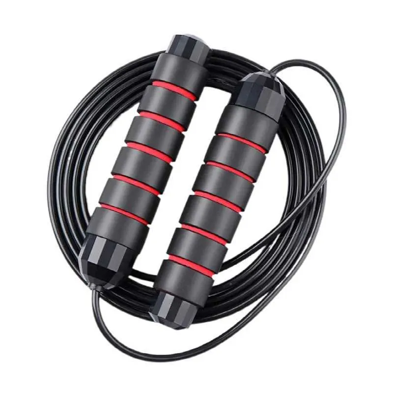 Tangle-Free Exercise Jump Rope With Comfortable Foam Handles - Adjustable Workout Rope For Cardio & Slimming