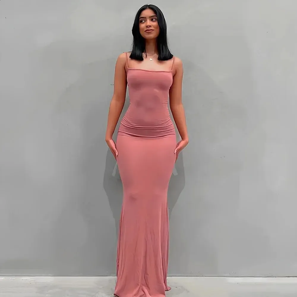 Summer Slim Fit Bodycon Gray Maxi Dress For Women Sleeveless Backless And Elegant Lounge Outfit From Zara01 9.28 In Bulk DHgate.Com