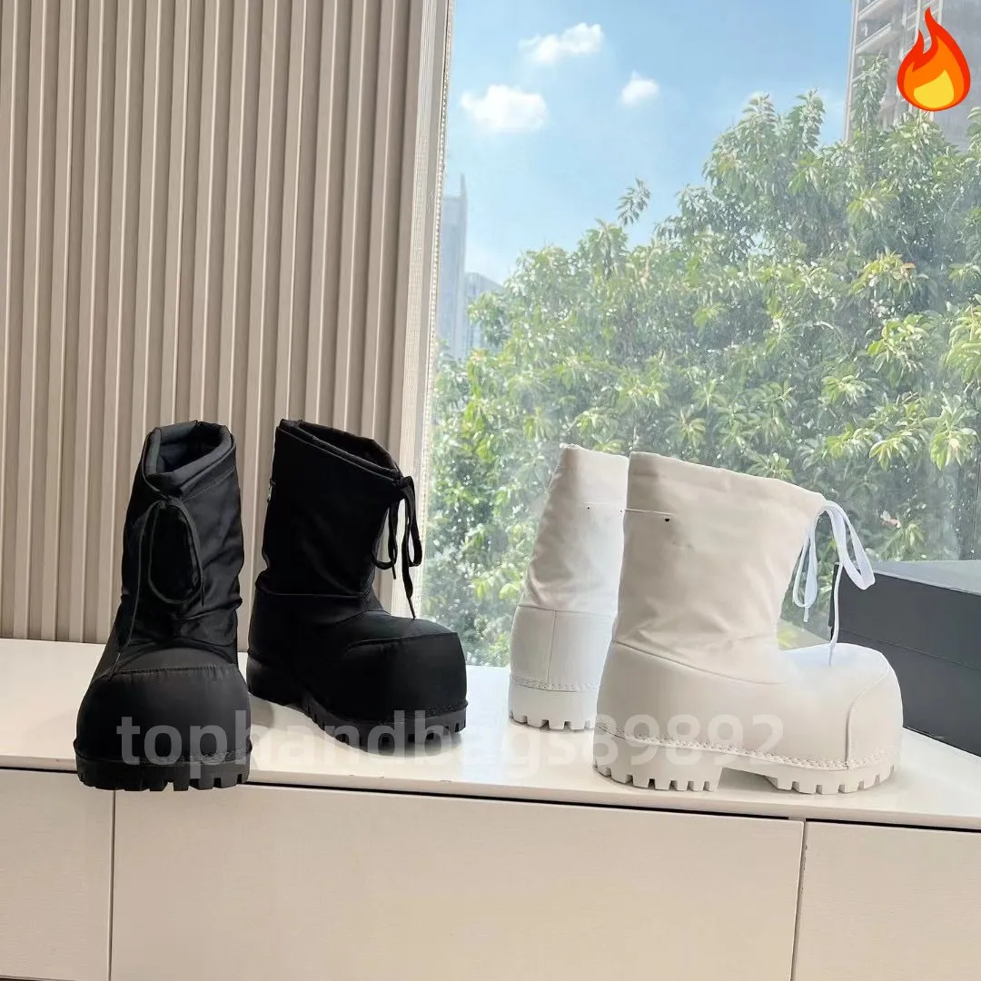 Women's Men's Alaska Fur Lined Waterproof Snow Boots Chunky Platform,  Thick Sole, Warm Winter Boots