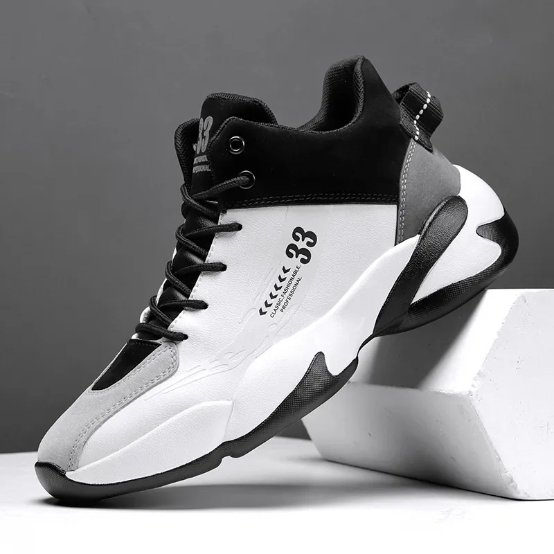 black basketball shoes high tops