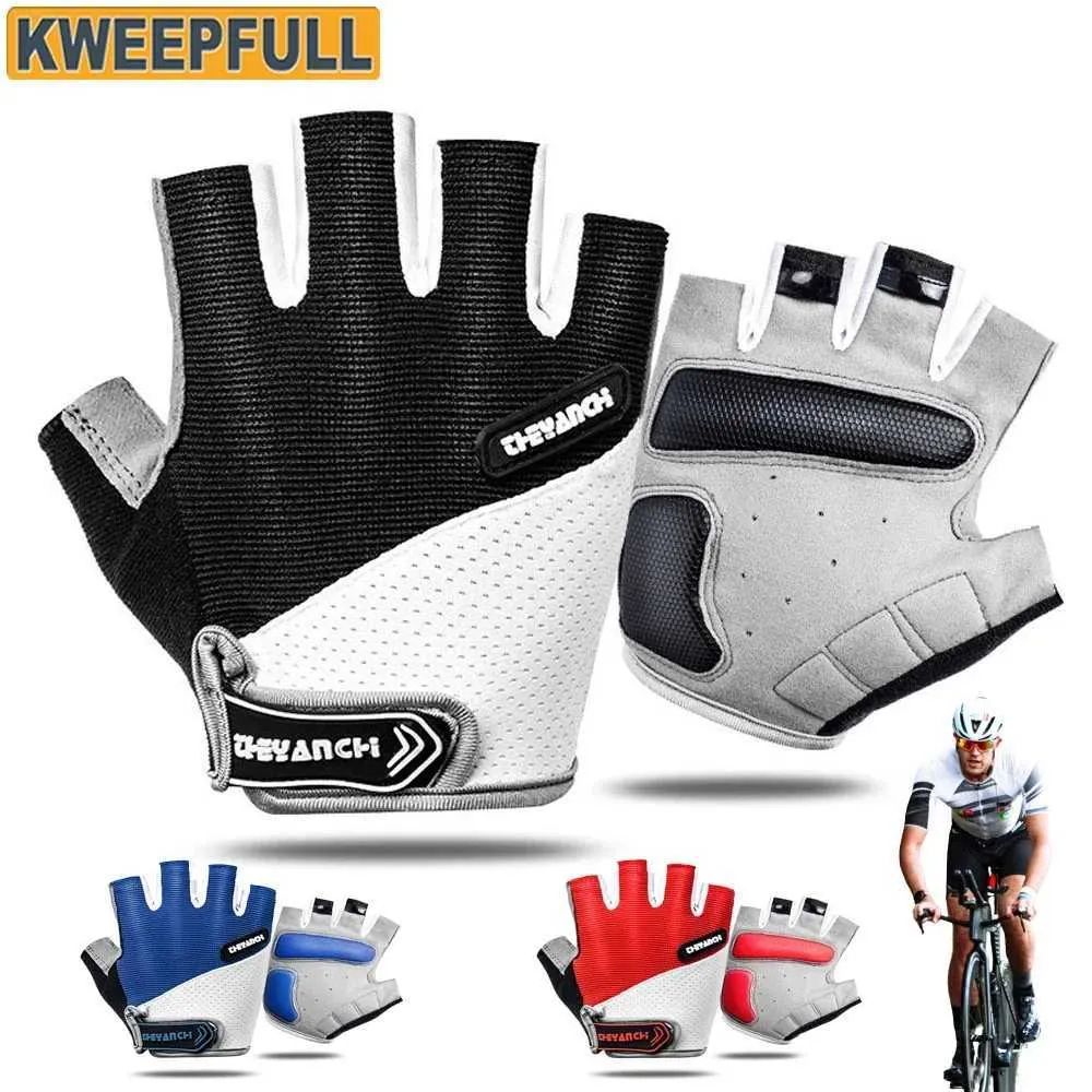 Padded Bicycle Gloves Half Finger Anti Slip Shock Absorbing Breathable Sports Bike Gloves For Men, Lightweight Cycling Accessories From Ning07, $19.27