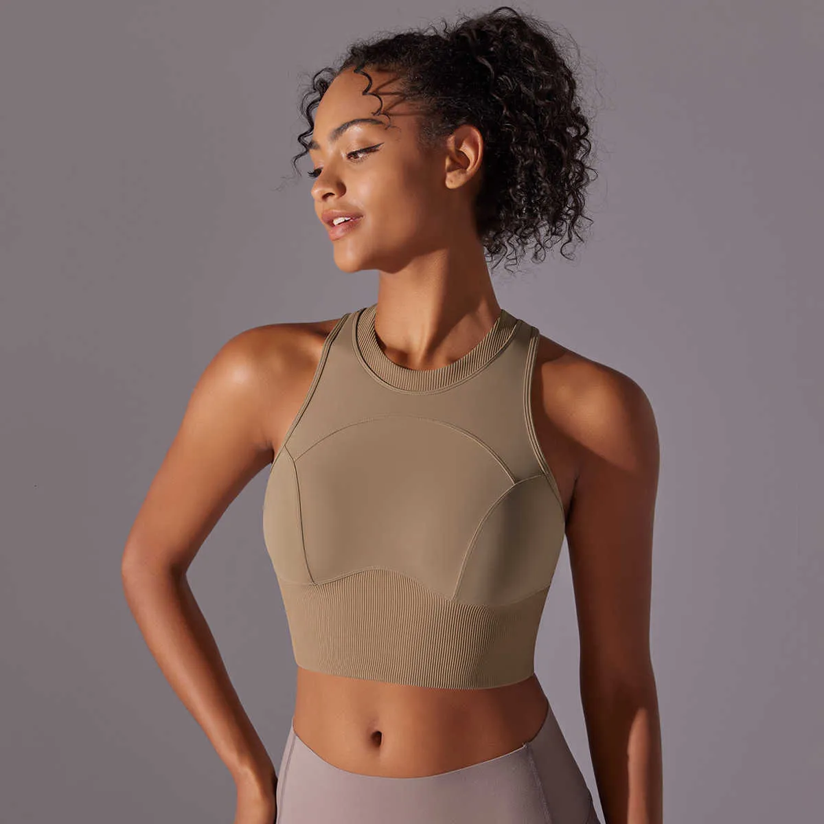 Nude color sports bra sale