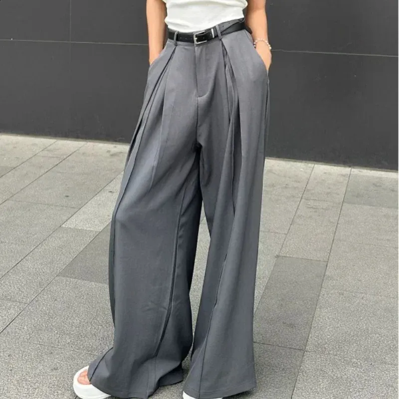 Bootcut grey capri pants for women low waist acetate casual office trousers  summer from Dhgate Women's Pants & Capris - price 30.84
